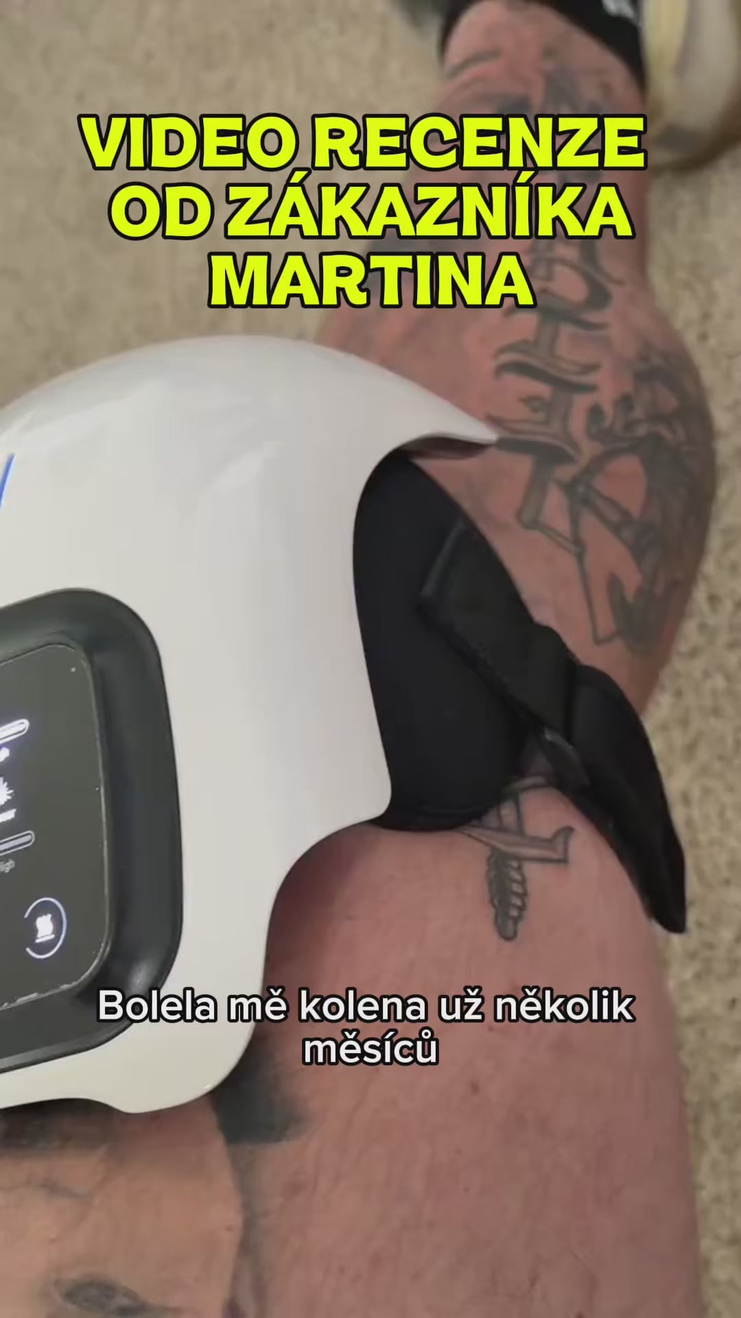 Sensiomas - Masážní přístroj na kolena